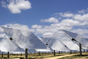 mirrors for a solar power plant